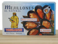 Mejillones al natural - Pfahlmuscheln natur