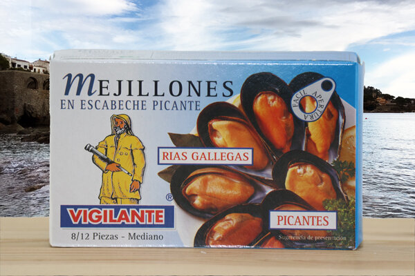 Mejillones picante - Pfahlmuscheln in pikanter Sauce